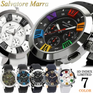 サルバトーレマーラ 腕時計 メンズ クロノグラフ 立体 限定モデル ラバー ブランド 流行 人気  10気圧防水 ギフト
