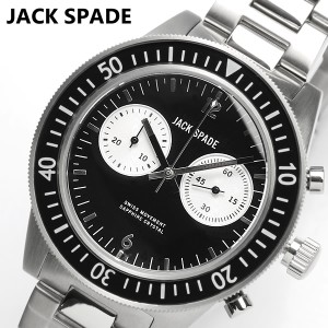 JACK SPADE ジャックスペード 腕時計 クロノグラフ メタル ブラック メンズ Kate Spade ケイト スペード 系列ブランドメンズライン WURU0