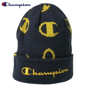 ＜送料無料＞チャンピオン ニットキャップ H01000 064 刺繍ニットキャップ ニット帽 ロゴ刺繍  ビーニー Champion