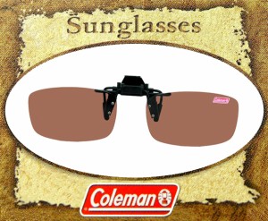 ＜送料無料＞【Coleman】コールマン 前掛け偏光サングラス ワンタッチ装着 CL01-2