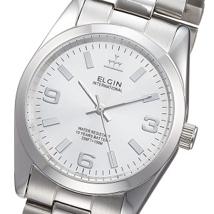 送料無料 エルジン/ELGIN 10気圧防水 10年電池搭載 メンズ腕時計 FK1421S-S