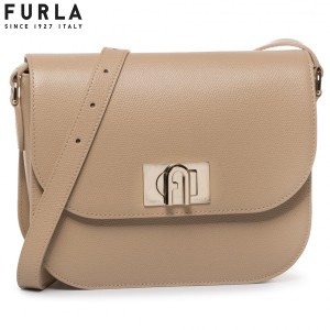 送料無料 フルラ ショルダーバッグ 1057178 SAND h ベージュ レディース 斜め掛け クロスボディ レザー FURLA