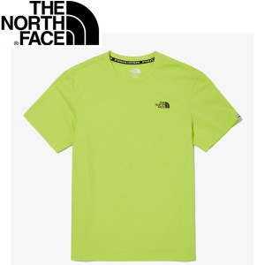 送料無料 ザ ノースフェイス Tシャツ NT7UN04O LIME エリソン ショートスリーブ 半袖 カットソー THE NORTH FACE