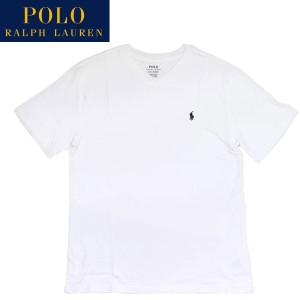 ＜送料無料＞ポロ ラルフローレン ボーイズサイズ Tシャツ 323832906007  WHITE 半袖 トップス  Vネック POLO RALPH LAUREN