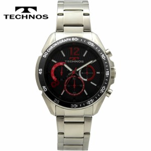 【送料無料】TECHNOS/テクノス クロノグラフ クオーツ メンズ 腕時計 T5603SB