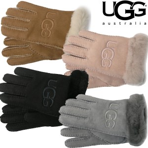 送料無料 アグ 手袋 20931 シープスキン グローブ 本革 羊革 防寒 レディース UGG