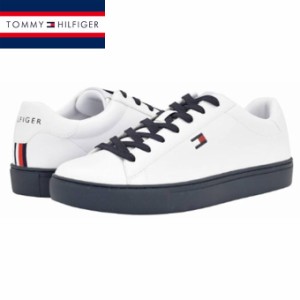 送料無料 トミーヒルフィガー スニーカー tmBRECON3 WHI02 ローカット フェイクレザー シューズ 靴 カジュアル Tommy Hilfiger