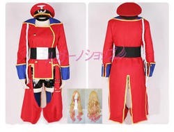 マクロス Flontier　風 　シェリル ノーム 射手座赤軍服風 コスプレ衣装+ウィッグセット cosplay コスチューム 