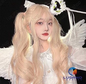 DWL04　萌えゴシック ロリータ風 Sweet Gothic Lolita風  森ガール 学園　コスチューム　コスプレウィッグ＋ウィッグネット