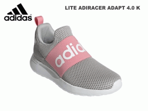 アディダス adidas ジュニア レディース スリッポン スニーカー ライト アディレーサー アダプト 通学 ランニング 運動靴 LITE RACER ADP