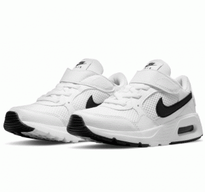 ナイキ エアマックス SC 軽量 ランニングシューズ ジュニア キッズ CZ5356-102 NIKE AIR MAX SC PSV ローカット 運動靴 厚底 マラソン ス