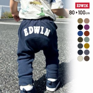 ゆうパケ送料無料 子供服 EDWIN モンキーパンツ ズボン ベビー キッズ 男の子 女の子 エドウィン 80 90 100cm [M便 1/1]