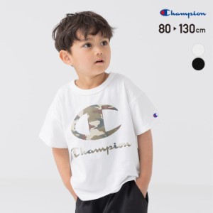 キッズ 子供服 チャンピオン champion 半袖 Tシャツ ベビー 男の子 女の子 ロゴ 迷彩 夏 80 90 100 110 120 130cm [M便 1/2]