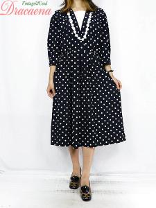 ドット ワンピース レトロの通販 Au Pay マーケット