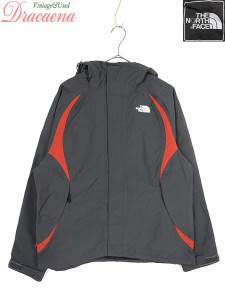 レディース 古着 ジャケット THENORTHFACE ザノースフェイス HYVENT アウトドア バイカラ― グレー マウンテンパーカー