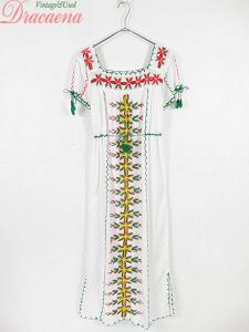刺繍 ワンピース メキシコの通販 Au Wowma