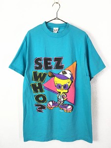 レディース 古着 90s USA製 Looney Tunes TWEETY トゥイーティー ストリート Tシャツ XL位 古着の通販はau