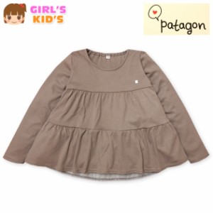 【送料無料】女児 キッズ スムス 長袖 Tシャツ ティアード Aライン 子供服 女の子 110cm 120cm 130cm a-1775b-mc【メール便対応】