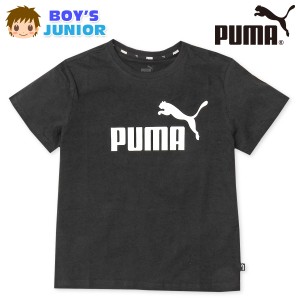 【送料無料】男児 ジュニア 本体コットン100％ 半袖 Tシャツ PUMA 子供服 男の子 140cm 150cm 160cm td-0491b-bk【メール便対応】