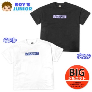 【送料無料】男児 ジュニア 本体綿100％ 半袖 Tシャツ BIGシルエット ロゴ 子供服 男の子 nw-1096【メール便対応】