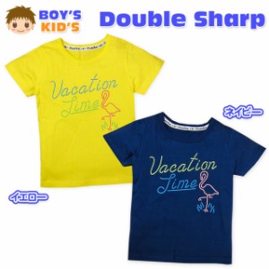 【送料無料】子供服 男の子 Tシャツ 半袖 ネオンプリント 綿100％  男児 キッズ【メール便対応】