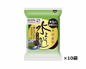 井村屋　袋入り水ようかん　ミックス（62g×4個入り）　10袋　　〔送料無料〕