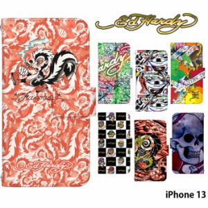 iPhone 13 ケース 手帳型 iPhone13 アイフォン13 カバー デザイン エドハーディー Ed Hardy 正規品 タトゥー 刺青