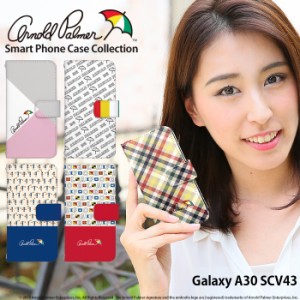 Galaxy A30 SCV43 ケース 手帳型 galaxya30 ギャラクシーa30 au UQmobile UQモバイル デザイン アーノルドパーマー