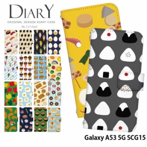 Galaxy A53 5G SCG15 ケース 手帳型 ギャラクシーa53 カバー デザイン  かわいい フード