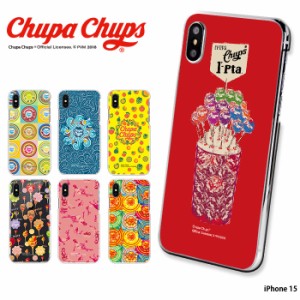iPhone 15 ケース iphone15 アイフォン15 アイホン15 ハード カバー デザイン Chupa Chups チュッパチャプス