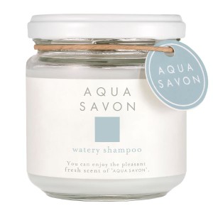 アクア シャボン AQUA SAVON フレグランスジェル ウォータリーシャンプーの香り 140g  ルームフレグランス 芳香剤