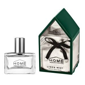 ホームアクアシャボン HOME AQUA SAVON リネンミスト グリーンティ＆ムスクの香り 50ml【送料無料】【香水】【ギフト】