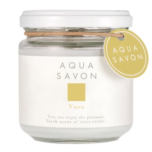 アクア シャボン AQUA SAVON フレグランスジェル ゆずの香り 140g  ルームフレグランス 芳香剤