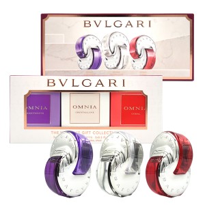 ブルガリ BVLGARI オムニア ギフトコレクション 15ml×3【ミニ香水 ミニボトル】