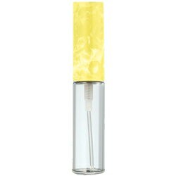 グラスアトマイザー （プラスチックポンプ）#4343 【マーブルイエロー】4ml[ヤマダアトマイザー]【香水】【ギフト】