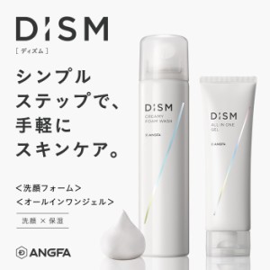 DISMスターターセット(洗顔フォーム+オールインワンジェル)|スカルプD スカルプｄアンファー ディズム 炭酸泡 化粧水 泡洗顔 ニキビ 洗顔