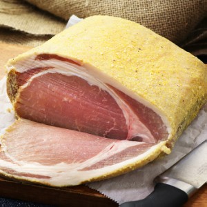 【復活】バックベーコン ブロック 【未加熱】 500g 塩漬け豚肉 Back Bacon