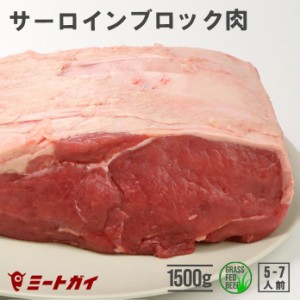 ブロック肉 塊肉 ステーキ グラスフェッドビーフ サーロインステーキ 1.5kgブロック　冷蔵肉　ローストビーフ　BBQ バーベキュー 食材 牛