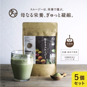 おまとめ割【1,050円OFF】母なるスムージー150g 5袋セット 野菜 フルーツ 栄養 ネラル 果物 ビタミン 鉄分 葉酸 やさい スムージーダイエ