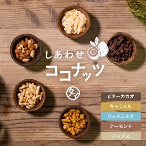 しあわせココナッツ (選べる5種類) サクサク カリカリ 優しい香り 甘さ 美味しい ココナッツ タマチャンショップ 南国フルーツ お試し 食