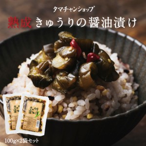 ＼SALE／宮崎産きゅうりの醤油漬け (100g×2袋セット) 生産量日本一 宮崎 きゅうり 醤油漬け 漬物 九州 ご飯の友 つけもの おつまみ グル