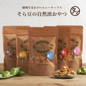 選べる5種類!そらまめっち(そら豆チップス) 送料無料 植物性の栄養を楽しむソラマメ健康おやつ。塩味・ゆず味・七味醤油味・生姜味・卑