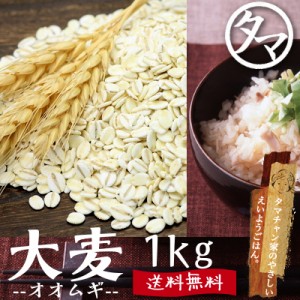 九州産 大麦（押し麦）1kg (250g×4袋)押し麦　食べる食物繊維の宝庫な食材。注目される第6の栄養素とされる食物繊維を豊富に含んだ食材 