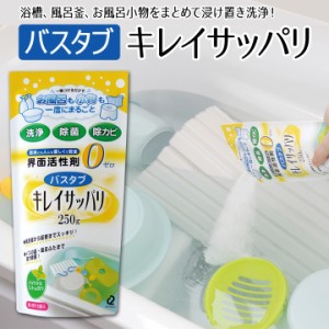  バスタブ 浴槽 風呂釜 お風呂小物 クリーナー 消臭 除菌バスタブキレイサッパリ カビ ぬめり 臭い 