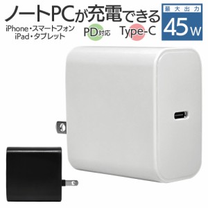 AC充電器 タイプC PD対応 パワーデリバリー 45ワット 海外対応 コンセント AC Type-C typec 45w Power Delivery ラスタバナナ