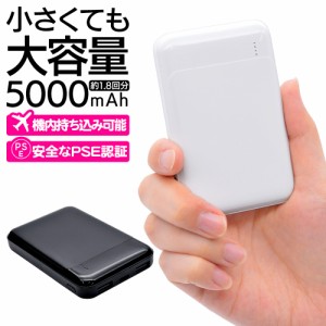 iPhone iPad スマホ タブレット モバイルバッテリー 5000mAh Type-C 1ポート Type-A 2ポート 2.1A USB 大容量 3台同時充電 ラスタバナナ