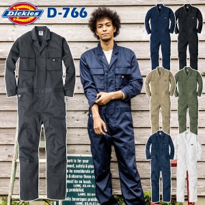 ディッキーズ T/Cストレッチツナギ D-766 SS〜5L Dickies ストレッチ 反射 オールシーズン ジャンプスーツ 通年 作業服 作業着 男女兼用 