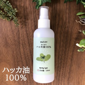 &SH 天然100％ ハッカ油 スプレー 100ml アンドエスエイチ [ セイヨウハッカ ハッカスプレー ハッカ油スプレー はっか油 薄荷 はっか ハ