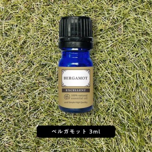 &SH エクセレント エッセンシャルオイル ベルガモット 3ml [ アロマ 精油 植物100% 天然 ピュア ナチュラル アロマオイル オイル ギフト 