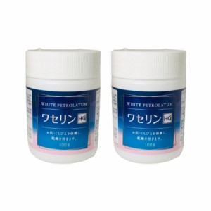 ワセリンhg ペトロリュームジェリーHG 化粧用油 100g ×2個セット 大洋製薬 ワセリン / スキンケア / 白色ワセリン / 敏感